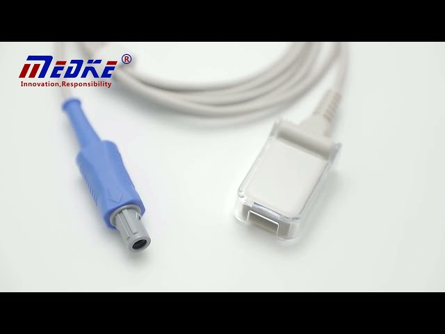 5pin Connector Latex Free Spo2 Adapter Cable 2.2m Untuk Biolight M12 / M6